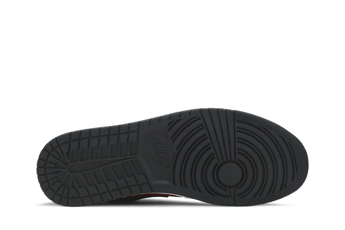 Jordan 1 Low Reverse Bred Pebbled Swoosh sneaker afbeelding 4 - stylecode 553558-605