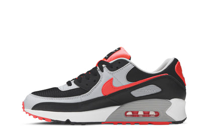 Nike Air Max 90 Black Radiant Red Wolf Grey sneaker afbeelding 3 - stylecode CZ4222-001