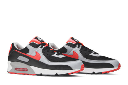Nike Air Max 90 Black Radiant Red Wolf Grey sneaker afbeelding 8 - stylecode CZ4222-001