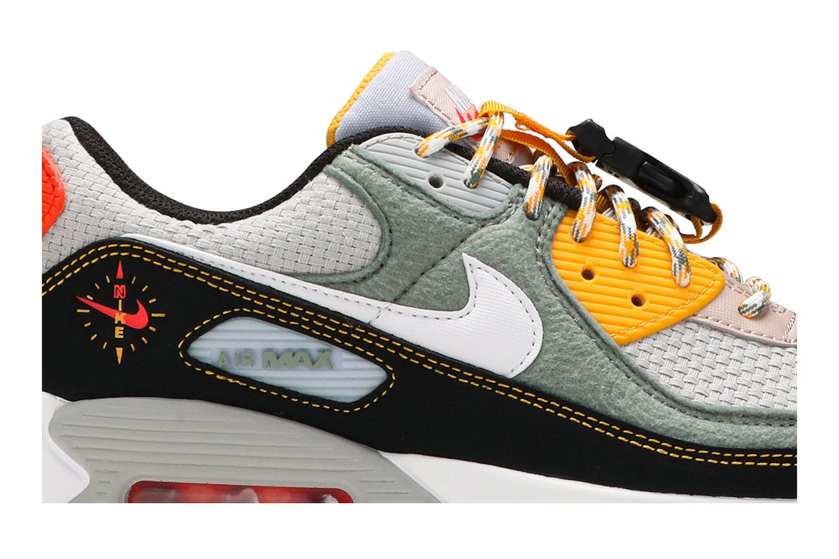 Nike Air Max 90 Buckle Spiral Sage sneaker afbeelding 2 - stylecode DC2525-300
