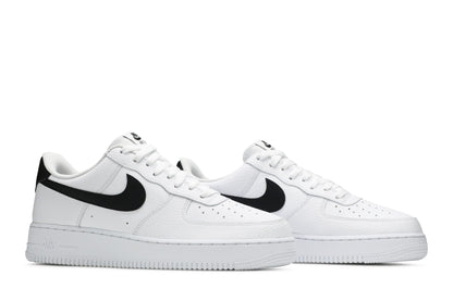 Nike Air Force 1 Low '07 White Black Pebbled Leather sneaker afbeelding 8 - stylecode CT2302-100