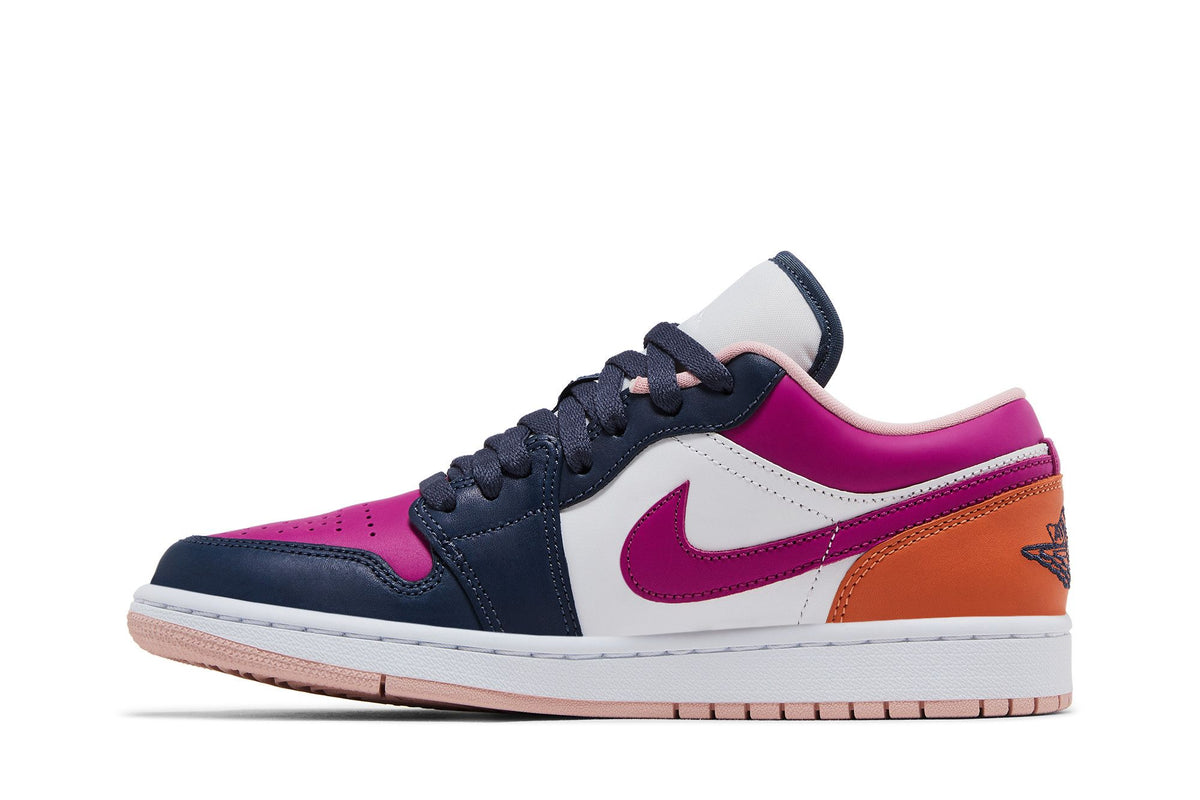 Jordan 1 Low Purple Magenta (Women's) sneaker afbeelding 3 - stylecode DJ4342-400