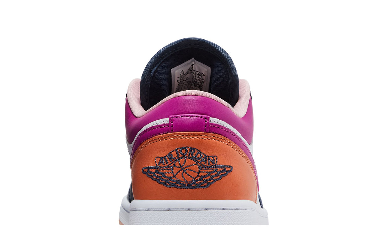 Jordan 1 Low Purple Magenta (Women's) sneaker afbeelding 7 - stylecode DJ4342-400