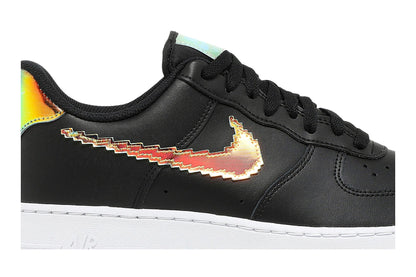 Nike Air Force 1 Low '07 LV8 Iridescent Pixel Swoosh Black sneaker afbeelding 2 - stylecode CV1699-002