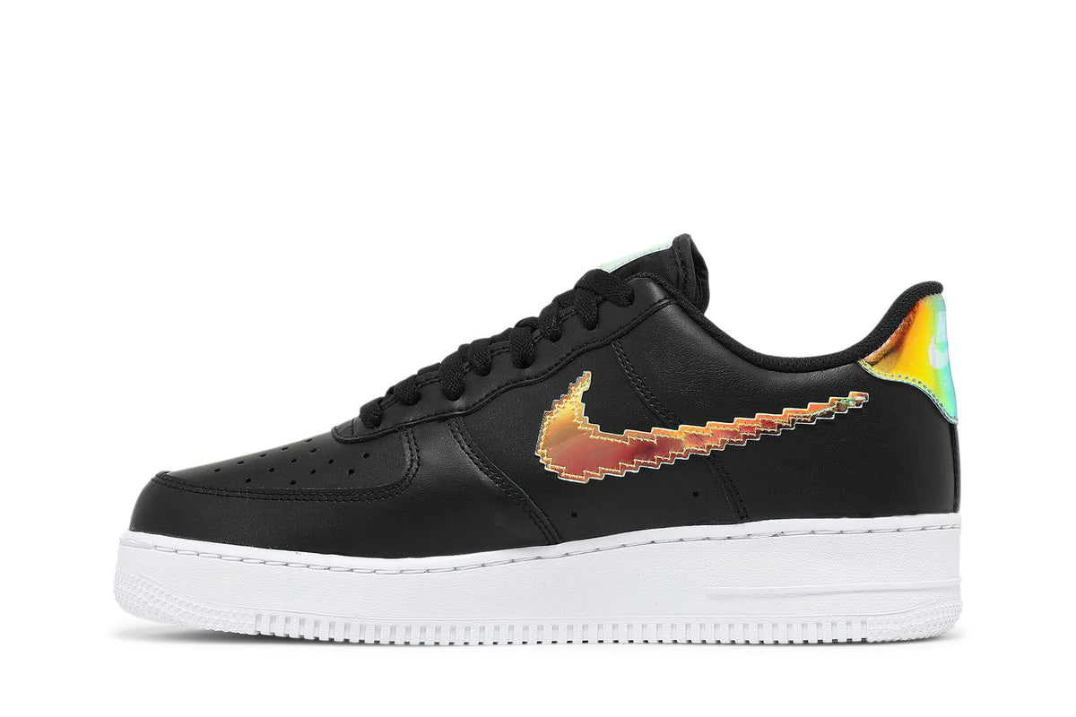 Nike Air Force 1 Low '07 LV8 Iridescent Pixel Swoosh Black sneaker afbeelding 3 - stylecode CV1699-002