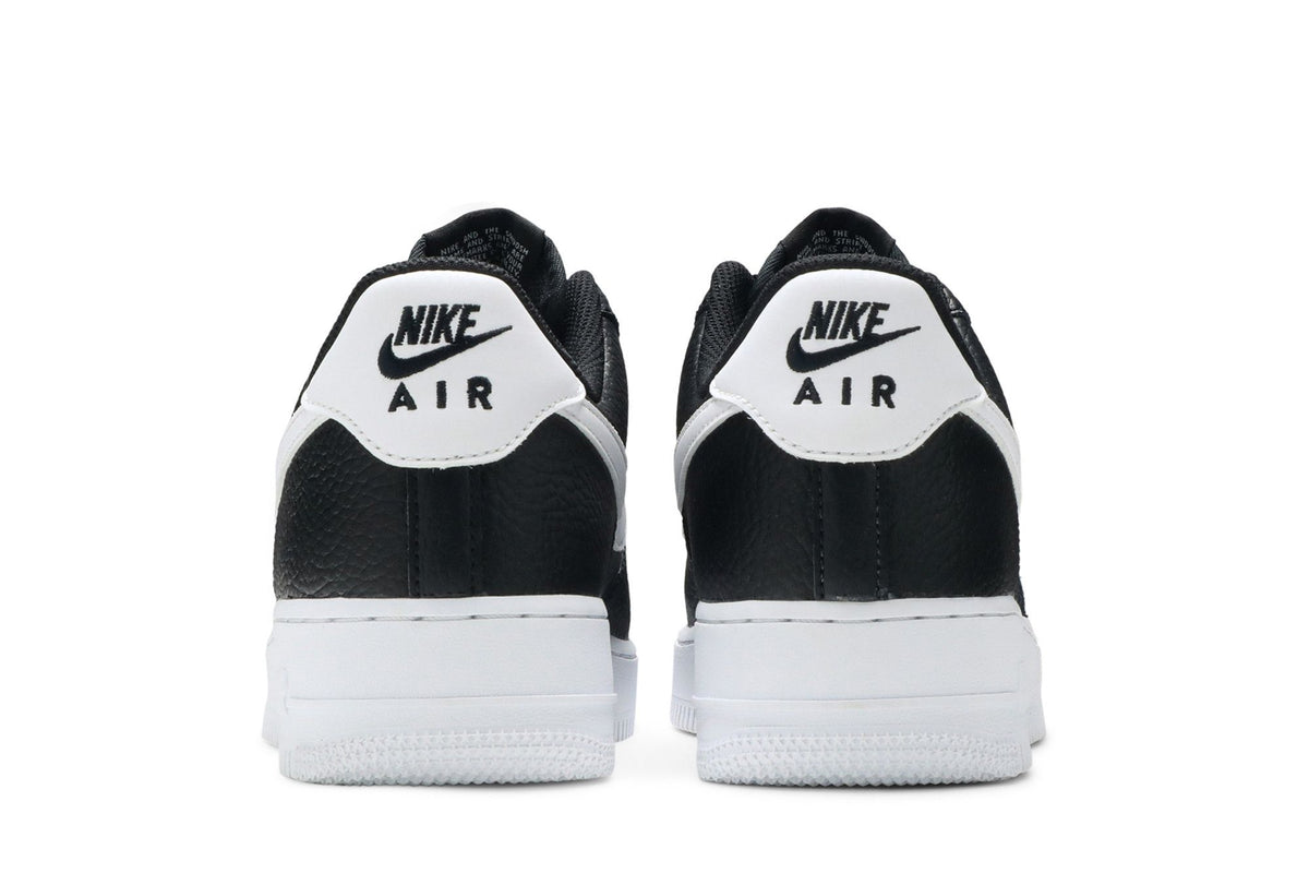 Nike Air Force 1 Low '07 Black White Pebbled Leather sneaker afbeelding 6 - stylecode CT2302-002