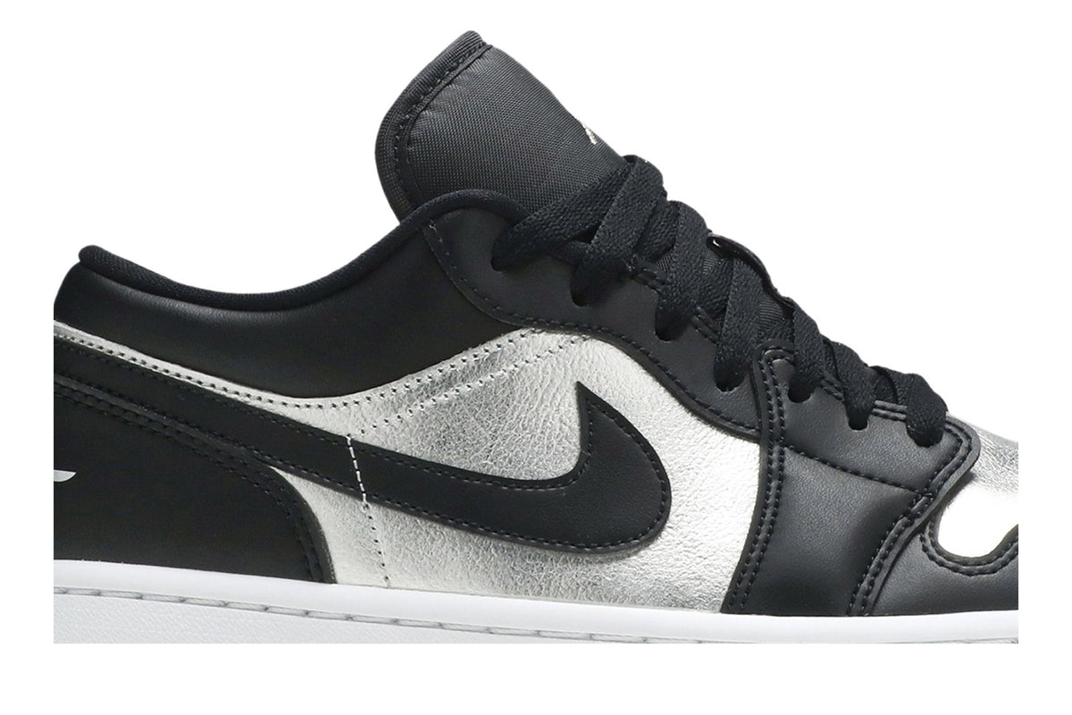 Jordan 1 Low SE Black Metallic Silver (Women's) sneaker afbeelding 2 - stylecode DA5551-001