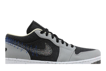 Jordan 1 Low SE Crater Black Grey sneaker afbeelding 2 - stylecode DM4657-001