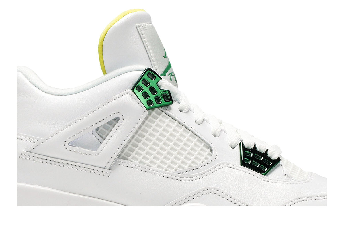 Jordan 4 Retro Golf Metallic Green sneaker afbeelding 2 - stylecode CZ2439-100