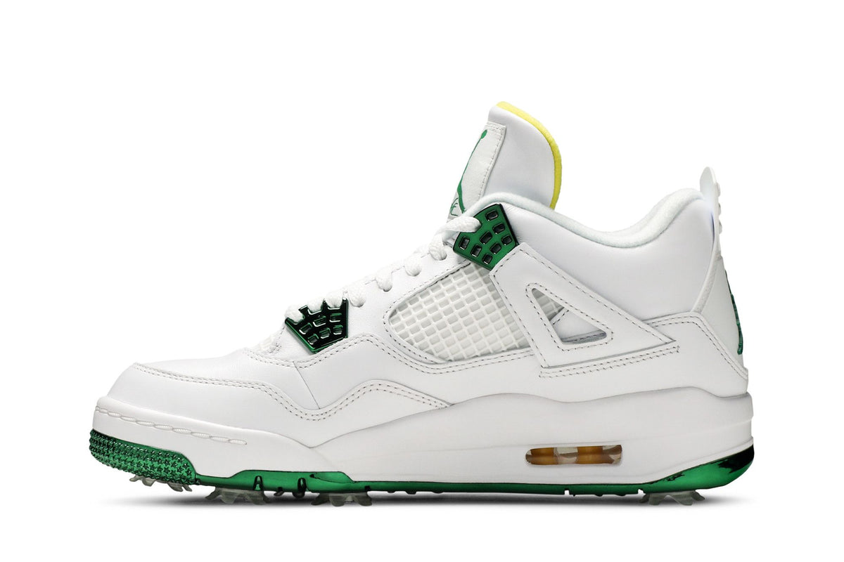 Jordan 4 Retro Golf Metallic Green sneaker afbeelding 3 - stylecode CZ2439-100