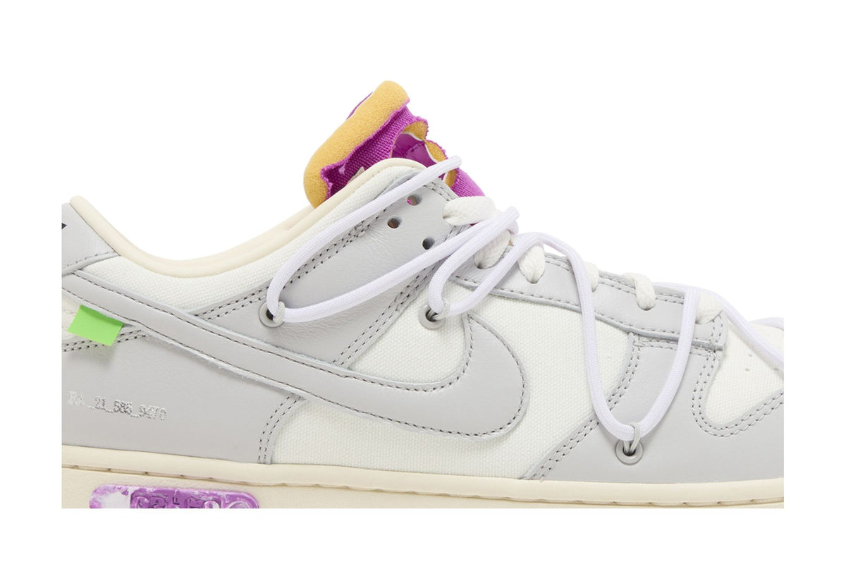 Nike Dunk Low Off-White Lot 3 sneaker afbeelding 2 - stylecode DM1602-118