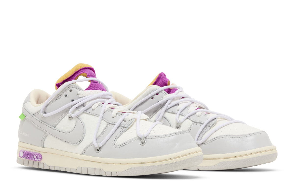 Nike Dunk Low Off-White Lot 3 sneaker afbeelding 8 - stylecode DM1602-118