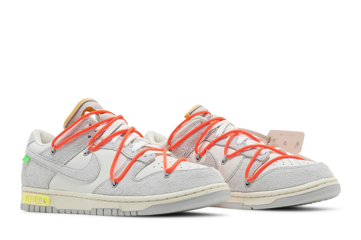 Nike Dunk Low Off-White Lot 11 sneaker afbeelding 8 - stylecode DJ0950-108