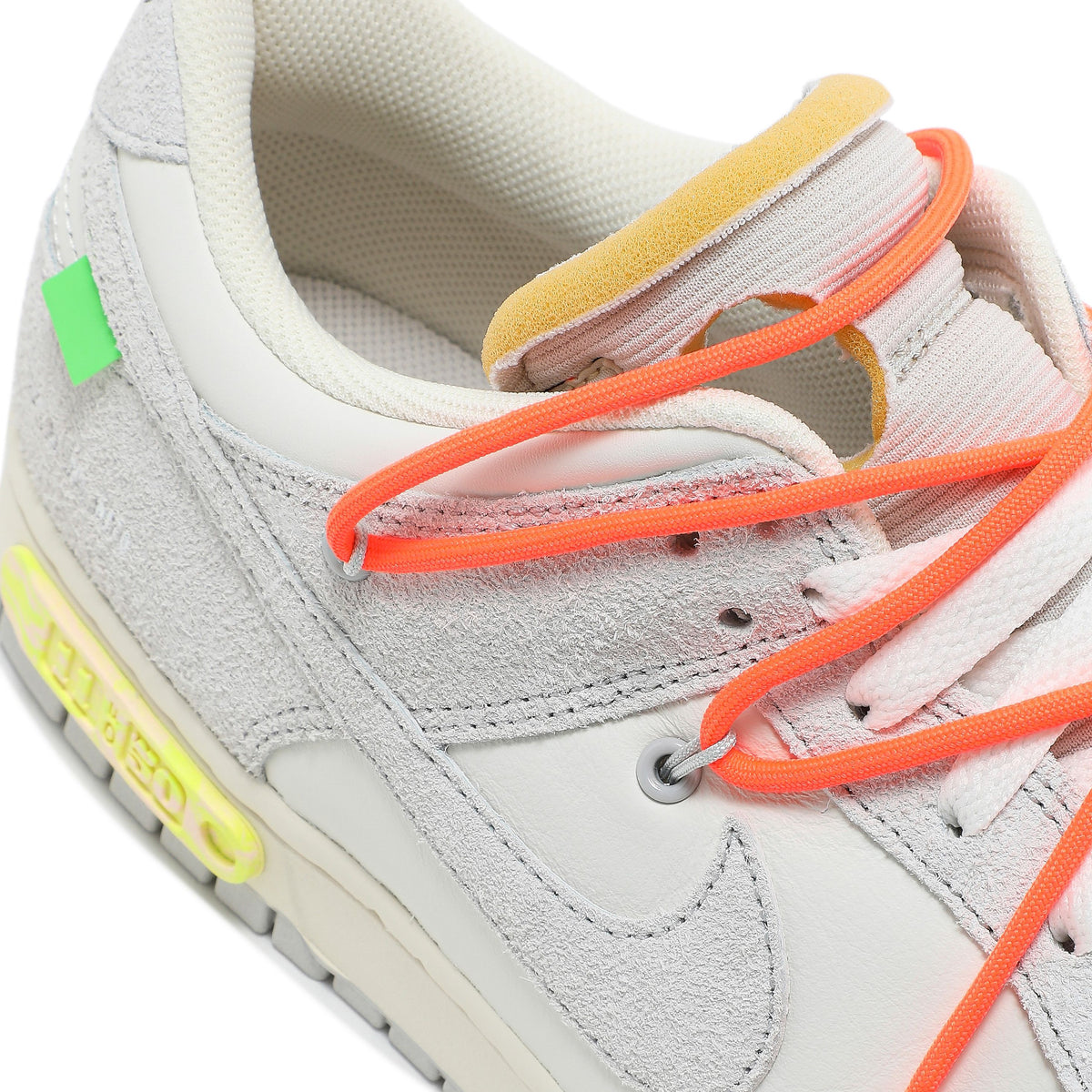 Nike Dunk Low Off-White Lot 11 sneaker afbeelding 9 - stylecode DJ0950-108
