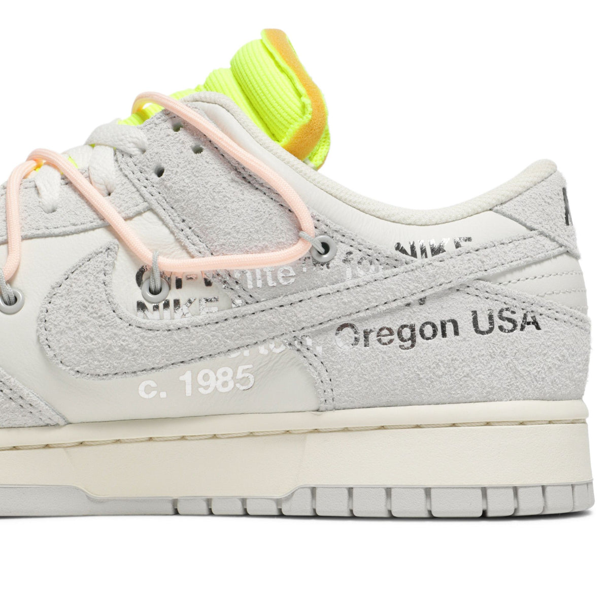 Nike Dunk Low Off-White Lot 12 sneaker afbeelding 9 - stylecode DJ0950-100