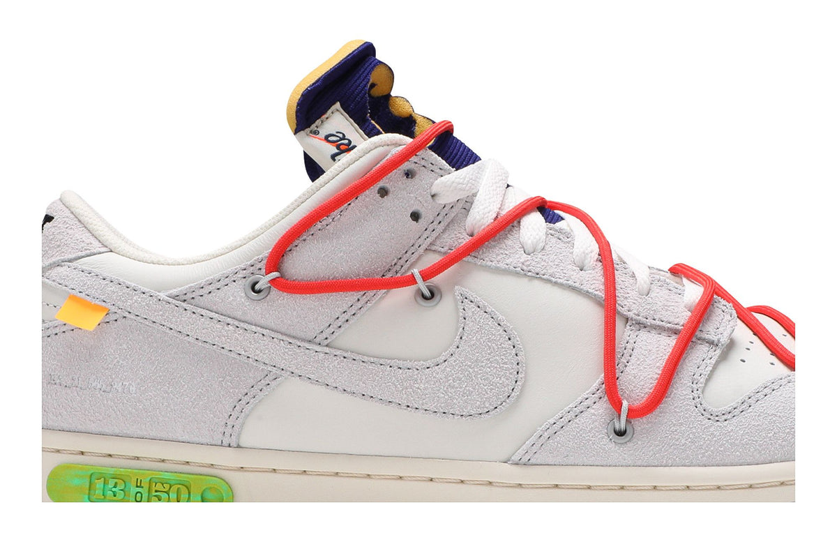 Nike Dunk Low Off-White Lot 13 sneaker afbeelding 2 - stylecode DJ0950-110