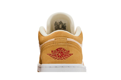 Jordan 1 Low SE Twine Orange Quartz Corduroy (Women's) sneaker afbeelding 7 - stylecode DH7820-700