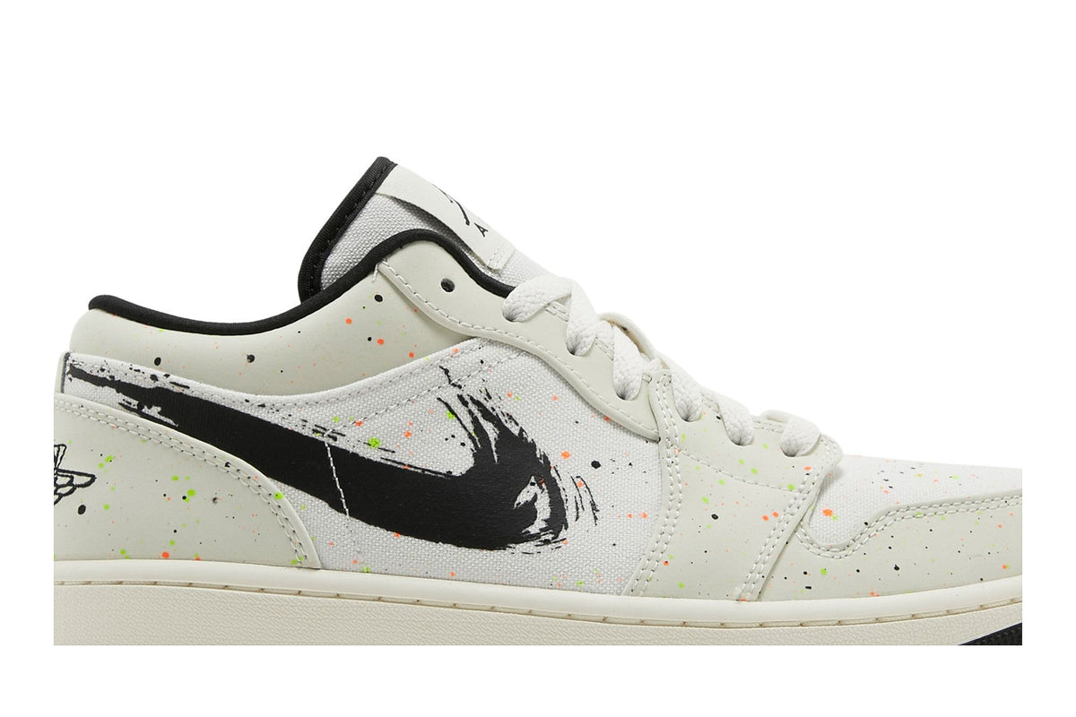 Jordan 1 Low Brushstroke sneaker afbeelding 2 - stylecode DM3528-100