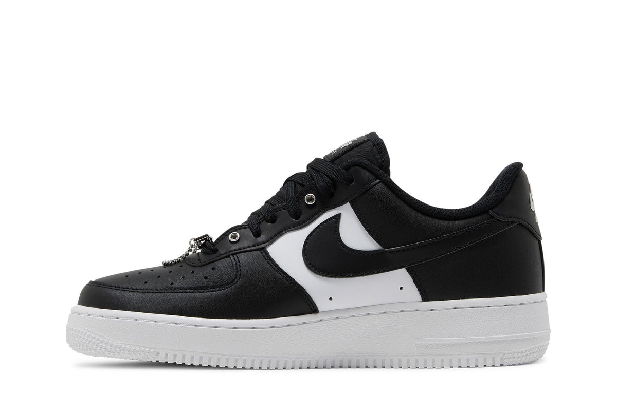 Nike Air Force 1 Low '07 PRM Black White Metallic Silver sneaker afbeelding 3 - stylecode DA8571-001