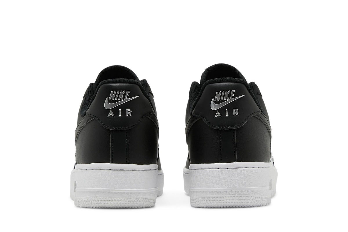 Nike Air Force 1 Low '07 PRM Black White Metallic Silver sneaker afbeelding 6 - stylecode DA8571-001