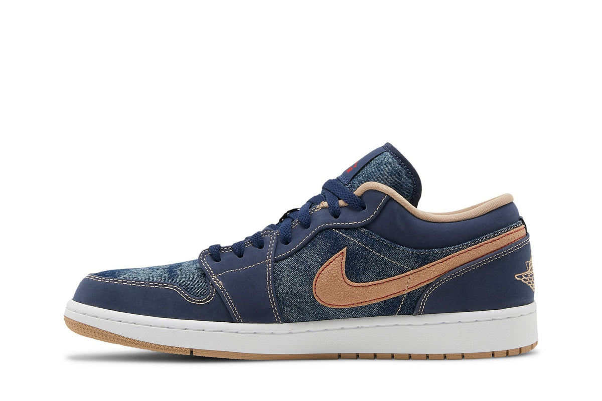 Jordan 1 Low SE Denim sneaker afbeelding 3 - stylecode DH1259-400