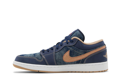Jordan 1 Low SE Denim sneaker afbeelding 3 - stylecode DH1259-400