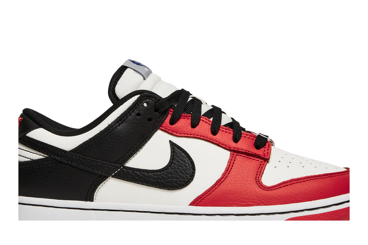 Nike Dunk Low EMB NBA 75th Anniversary Chicago sneaker afbeelding 2 - stylecode DD3363-100