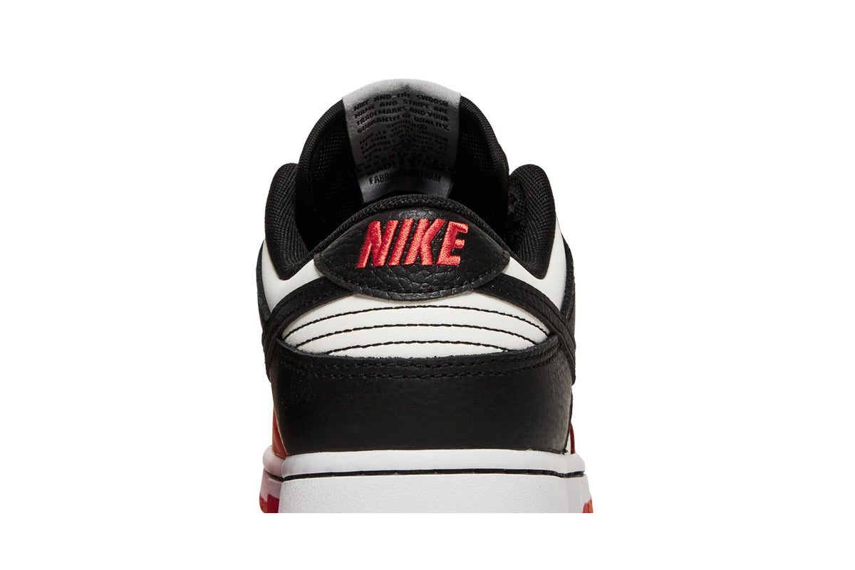 Nike Dunk Low EMB NBA 75th Anniversary Chicago sneaker afbeelding 7 - stylecode DD3363-100