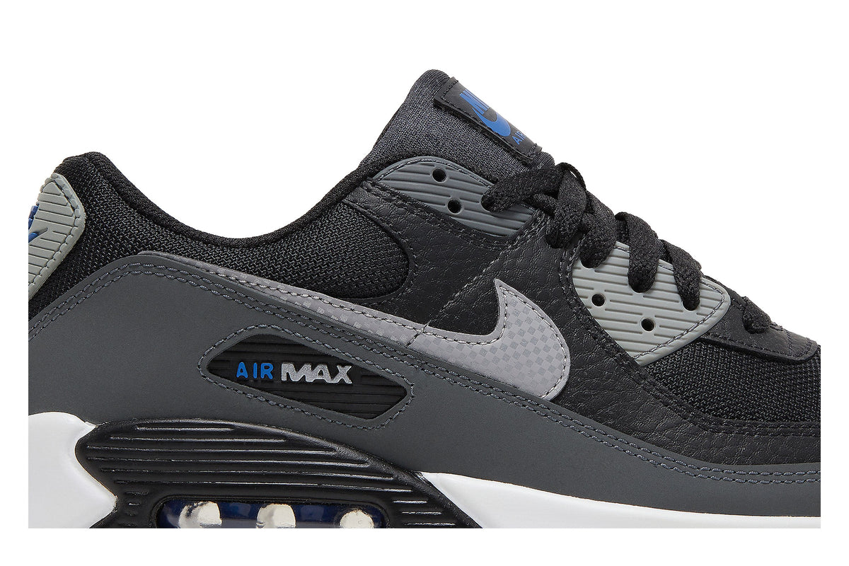 Nike Air Max 90 Black Grey Blue sneaker afbeelding 2 - stylecode DM9102-002