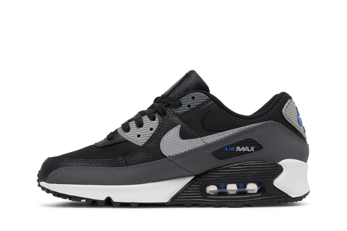 Nike Air Max 90 Black Grey Blue sneaker afbeelding 3 - stylecode DM9102-002