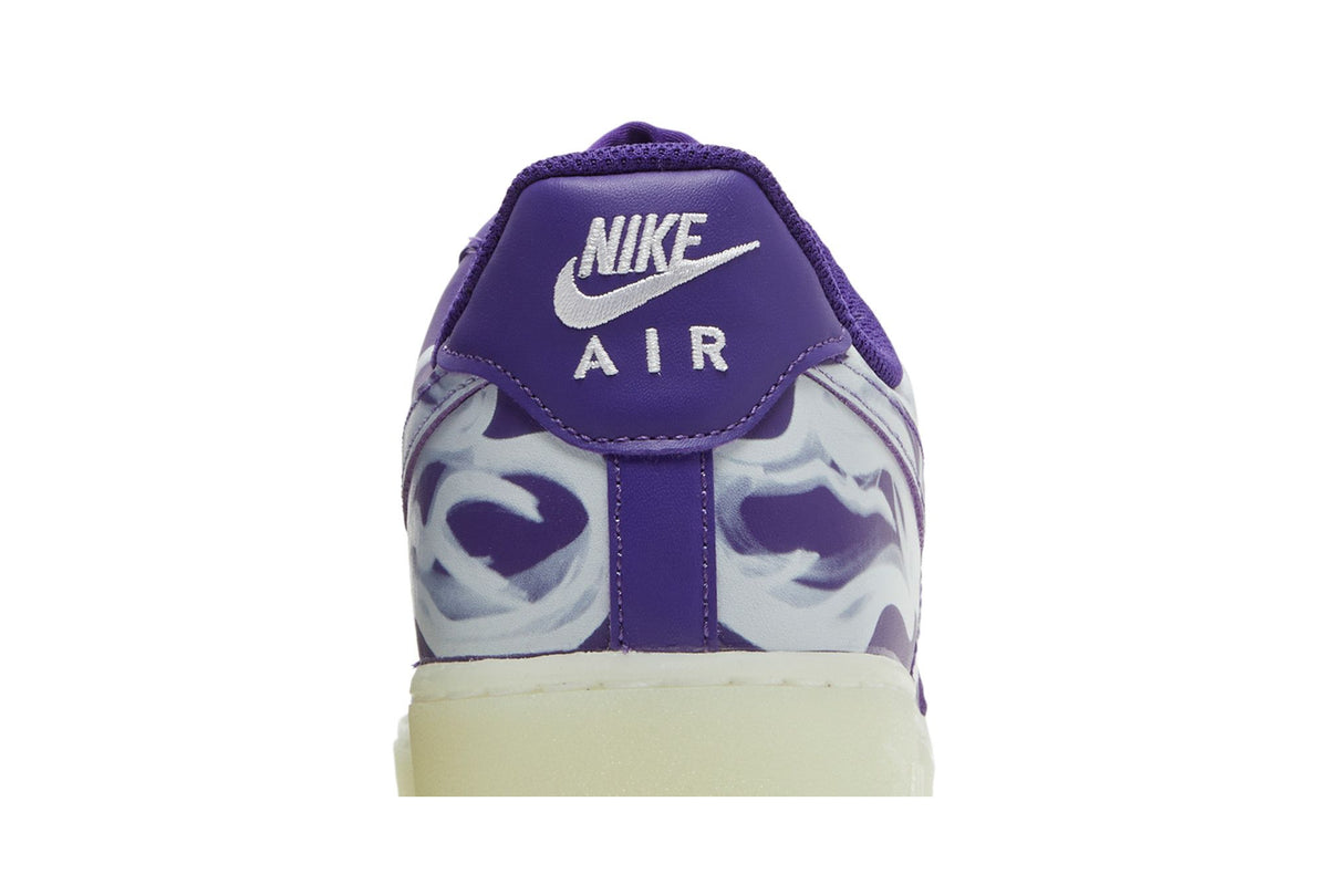 Nike Air Force 1 Low '07 QS Purple Skeleton Halloween (2021) sneaker afbeelding 7 - stylecode CU8067-500