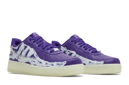 Nike Air Force 1 Low '07 QS Purple Skeleton Halloween (2021) sneaker afbeelding 8 - stylecode CU8067-500