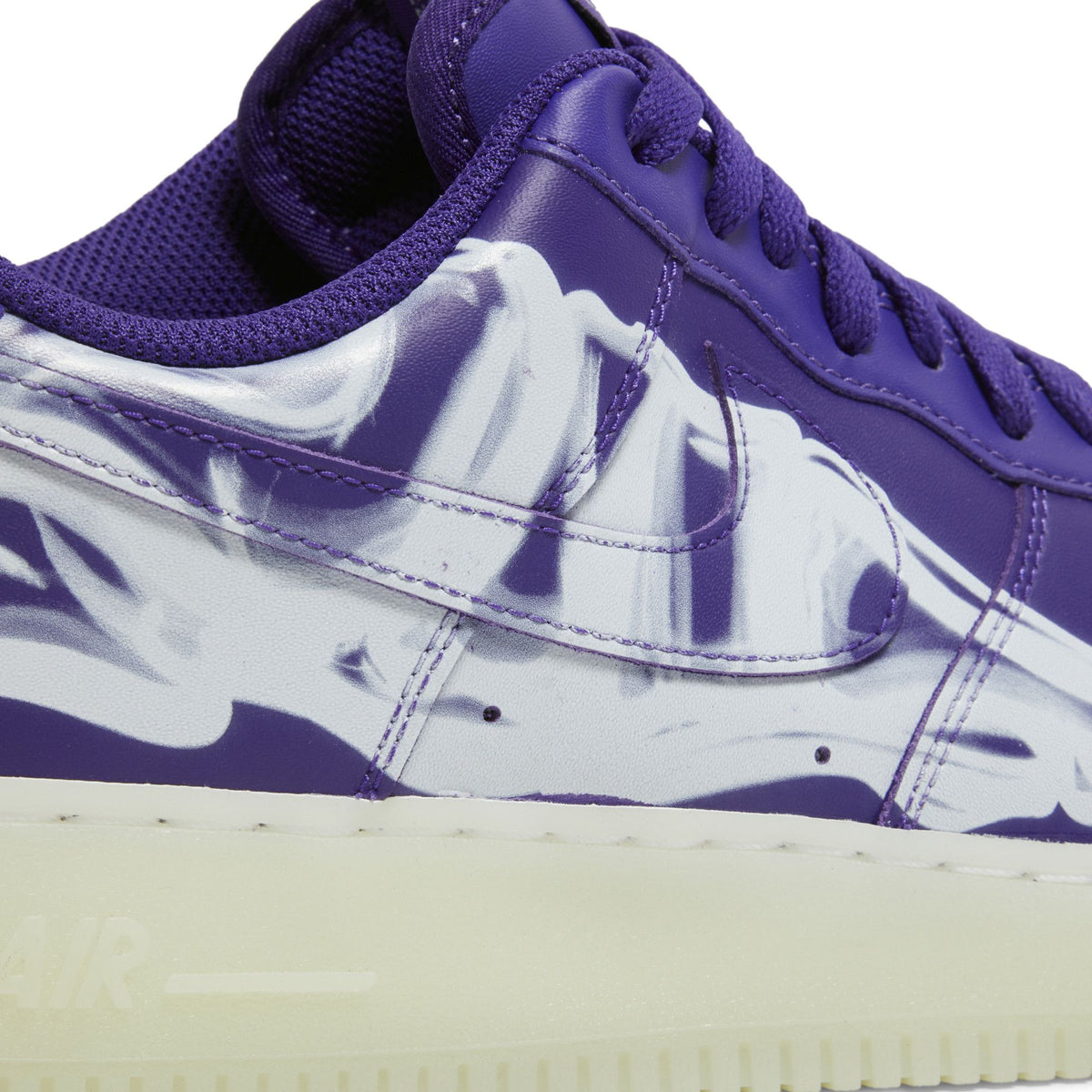Nike Air Force 1 Low '07 QS Purple Skeleton Halloween (2021) sneaker afbeelding 9 - stylecode CU8067-500