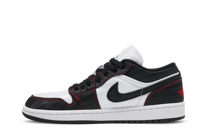 Jordan 1 Low SE Utility White Black Gym Red (Women's) sneaker afbeelding 3 - stylecode DD9337-106