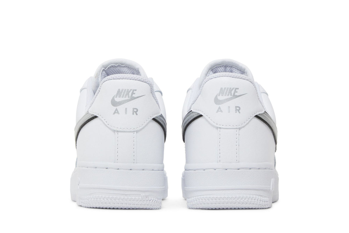 Nike Air Force 1 Low '07 Essential White Metallic Silver Black (Women's) sneaker afbeelding 6 - stylecode DD1523-100