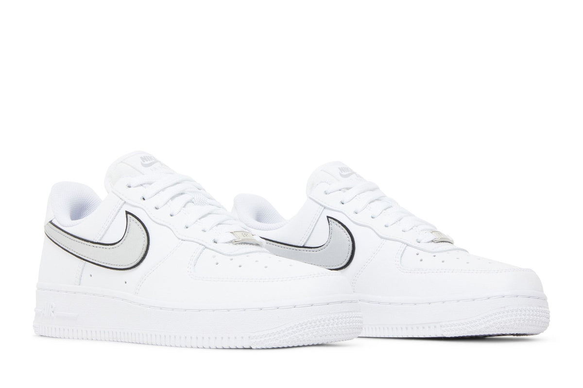 Nike Air Force 1 Low '07 Essential White Metallic Silver Black (Women's) sneaker afbeelding 8 - stylecode DD1523-100