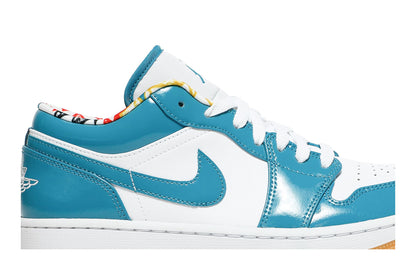 Jordan 1 Low SE Barcelona Cyber Teal sneaker afbeelding 2 - stylecode DC6991-400
