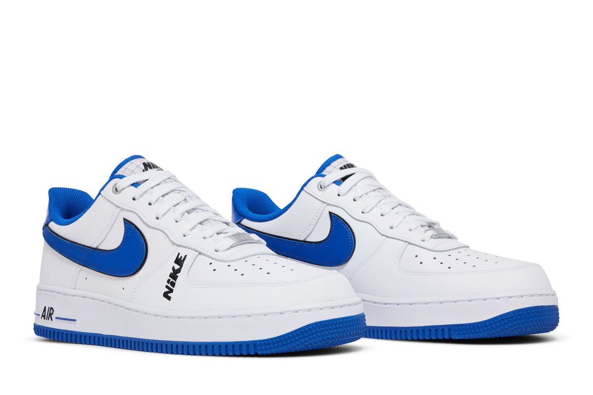Nike Air Force 1 Low '07 LV8 Motocross White Royal Blue Black sneaker afbeelding 8 - stylecode DC8873-100