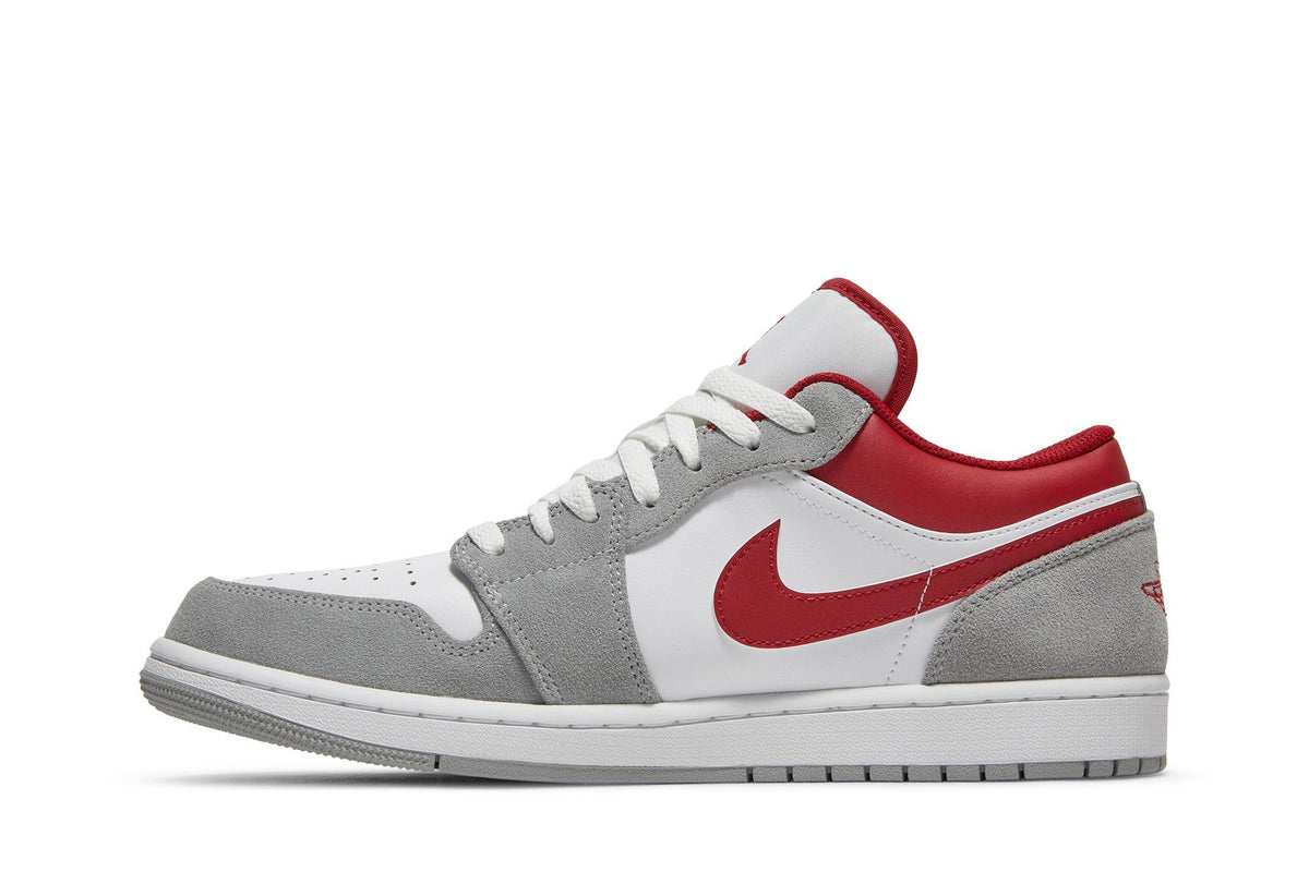 Jordan 1 Low SE Light Smoke Grey Gym Red sneaker afbeelding 3 - stylecode DC6991-016