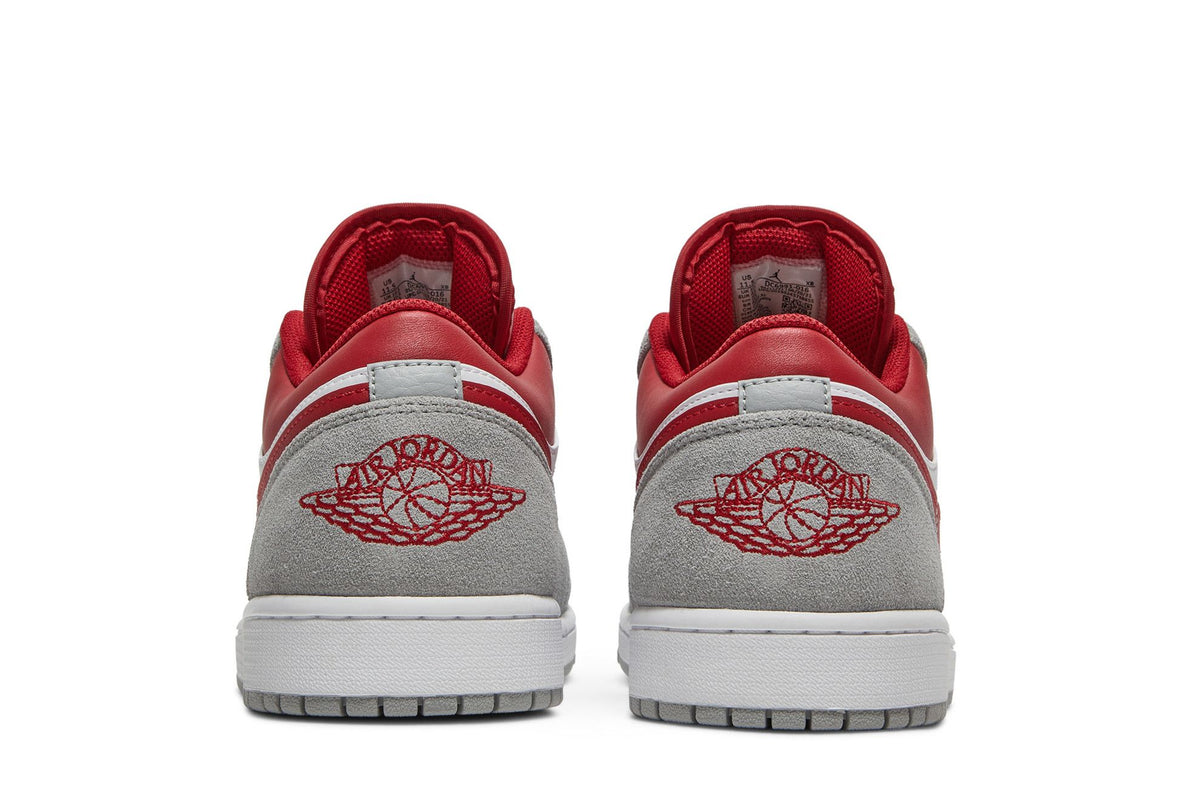 Jordan 1 Low SE Light Smoke Grey Gym Red sneaker afbeelding 6 - stylecode DC6991-016