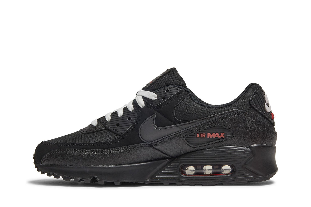 Nike Air Max 90 Black Sport Red sneaker afbeelding 3 - stylecode DC9388-002