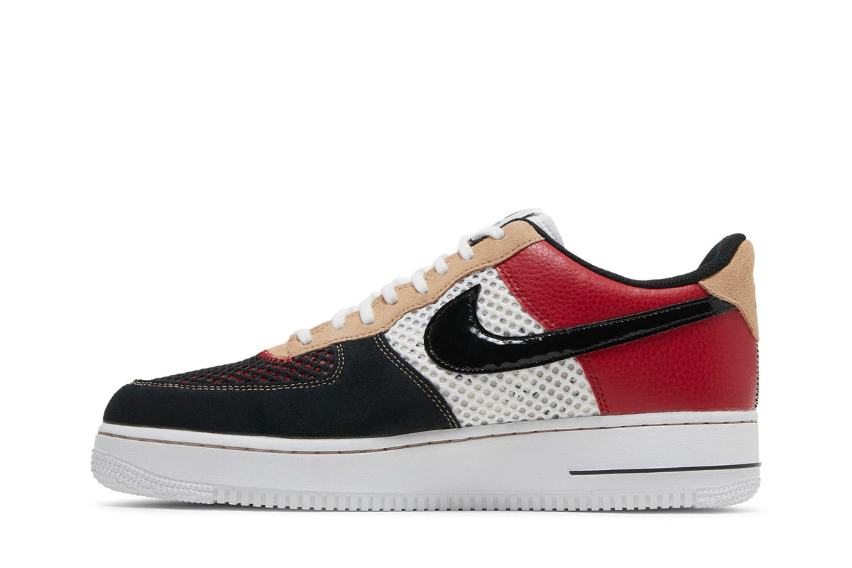 Nike Air Force 1 Low '07 LV8 Gym Red Black sneaker afbeelding 3 - stylecode DO6110-100