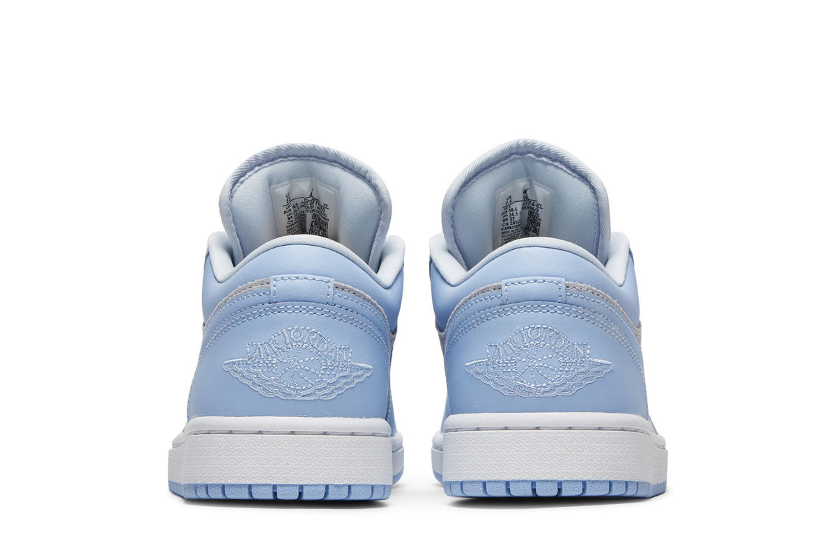 Jordan 1 Low Football Grey Aluminum (Women's) sneaker afbeelding 6 - stylecode DC0774-050