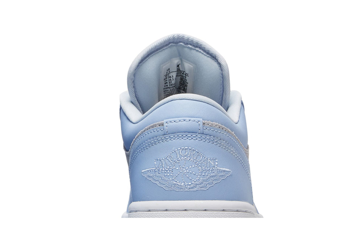Jordan 1 Low Football Grey Aluminum (Women's) sneaker afbeelding 7 - stylecode DC0774-050
