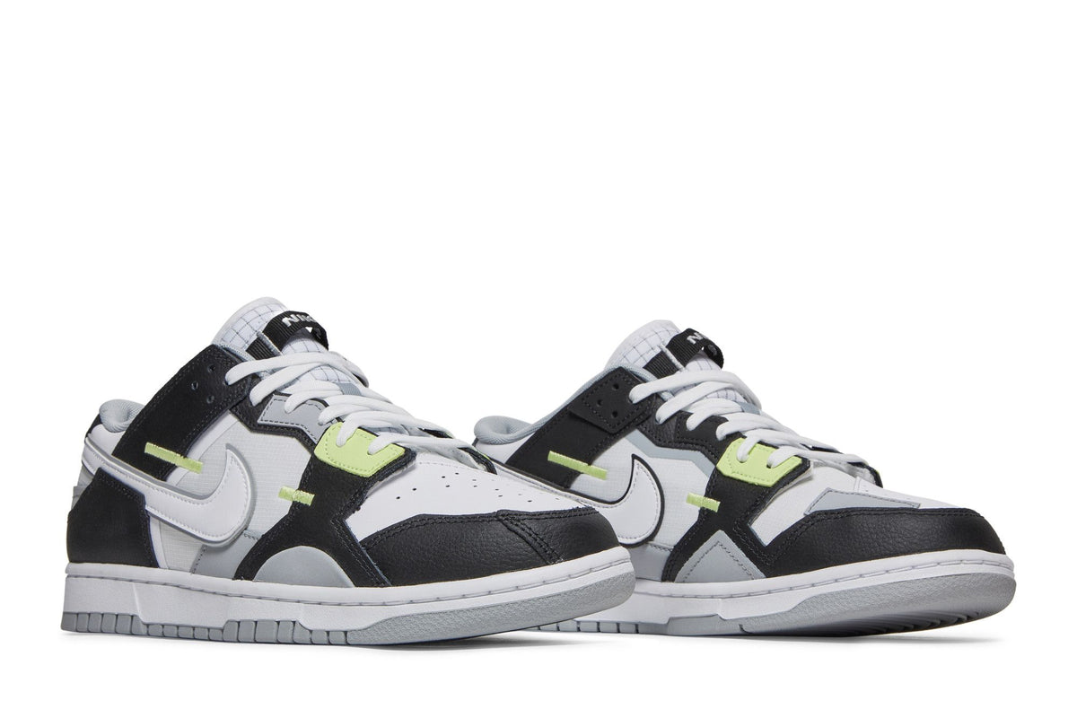 Nike Dunk Low Scrap Wolf Grey Light Lemon Twist sneaker afbeelding 8 - stylecode DC9723-001