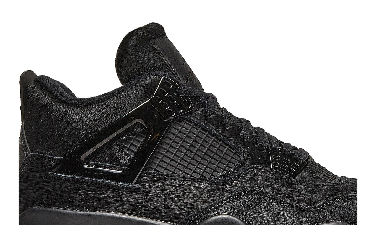 Jordan 4 Retro Golf Black Cat Pony Hair sneaker afbeelding 2 - stylecode CU9981-001