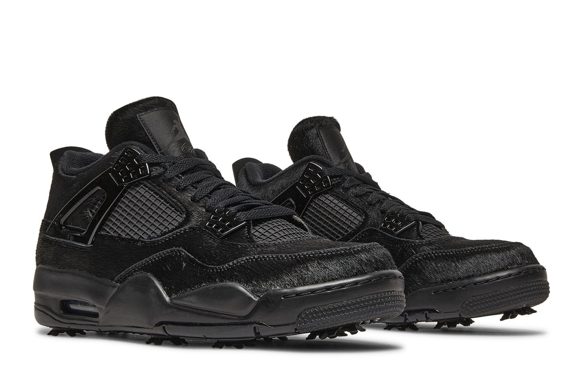 Jordan 4 Retro Golf Black Cat Pony Hair sneaker afbeelding 8 - stylecode CU9981-001