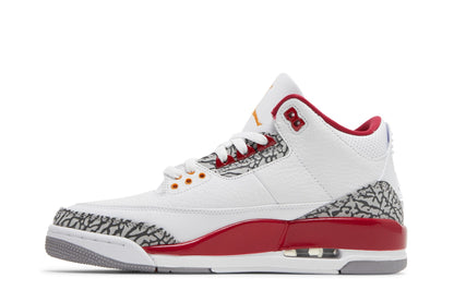 Jordan 3 Retro Cardinal Red sneaker afbeelding 3 - stylecode CT8532-126