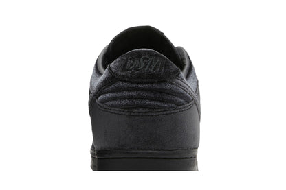 Nike Dunk Low Dover Street Market Triple Black Velvet sneaker afbeelding 7 - stylecode DH2686-002