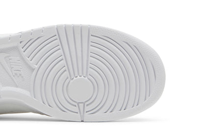 Nike Dunk Low Dover Street Market Triple White Velvet sneaker afbeelding 5 - stylecode DH2686-100